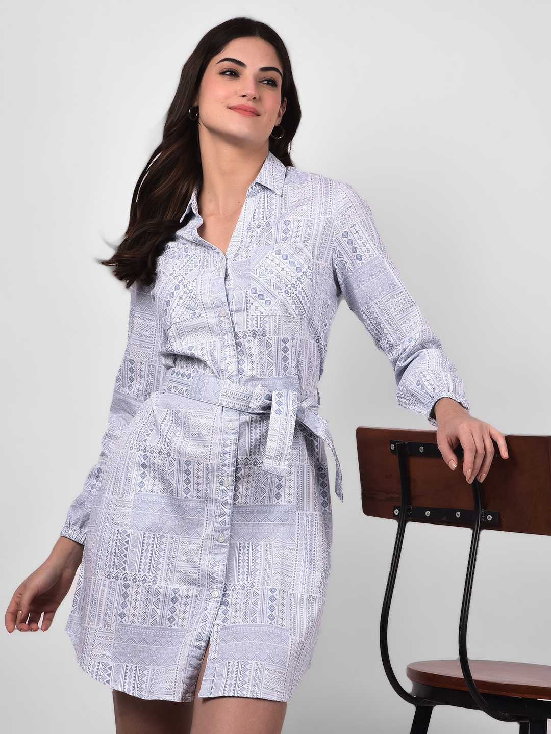 Numero Uno Women Printed Shirt Dress
